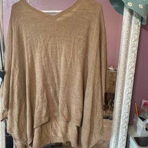 Pullover poncho osfm